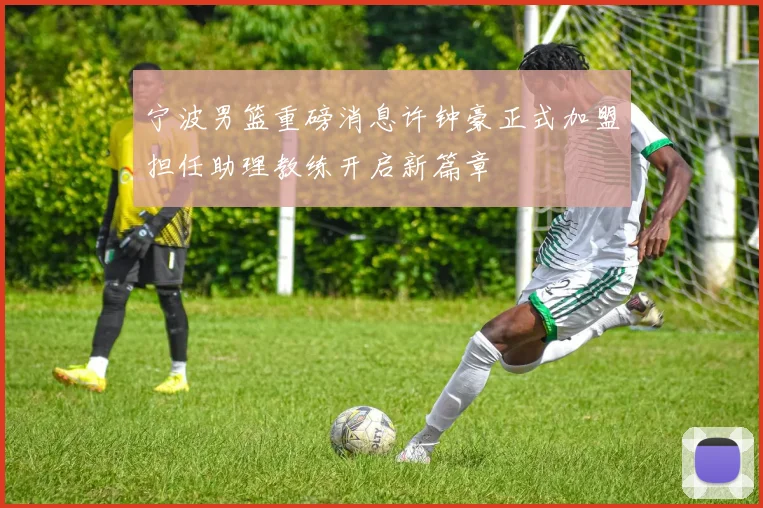宁波男篮重磅消息许钟豪正式加盟担任助理教练开启新篇章